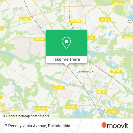 7 Pennsylvania Avenue map