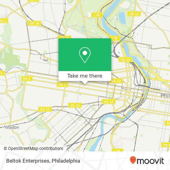 Beltok Enterprises map