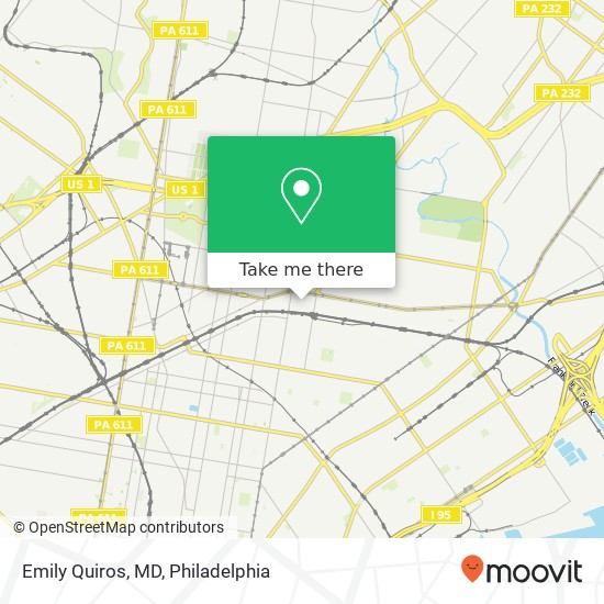 Emily Quiros, MD map