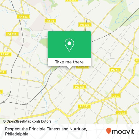 Mapa de Respect the Principle Fitness and Nutrition