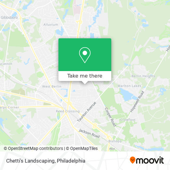 Chetti's Landscaping map