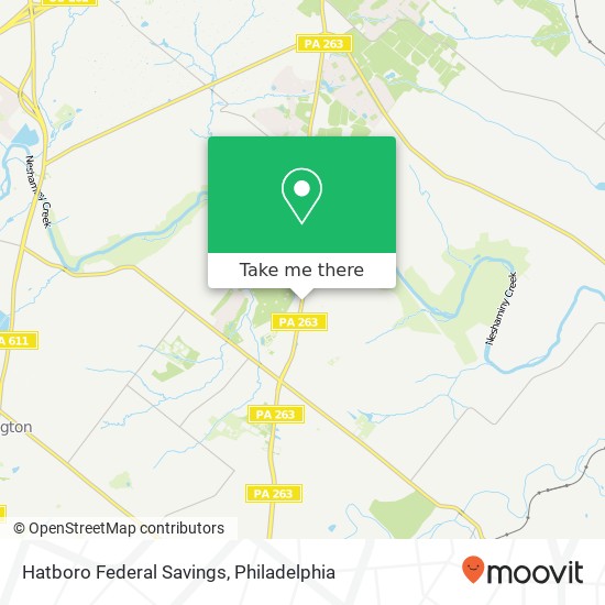 Mapa de Hatboro Federal Savings