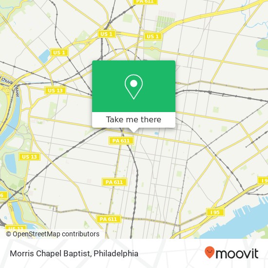 Mapa de Morris Chapel Baptist