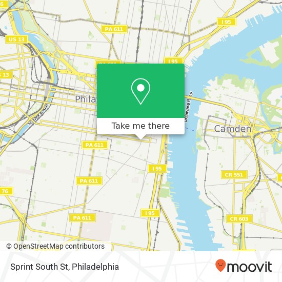 Sprint South St map