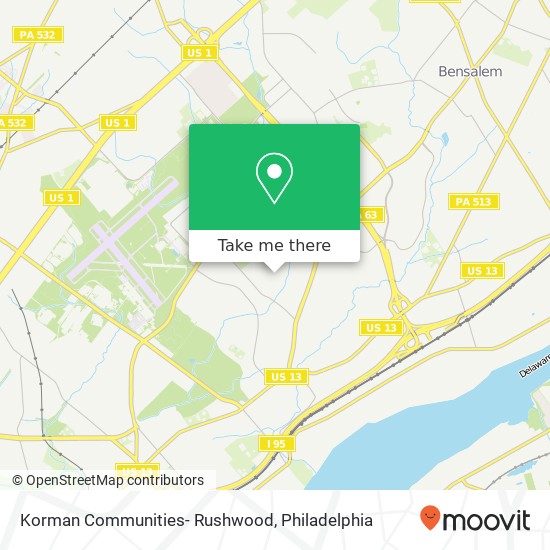 Korman Communities- Rushwood map