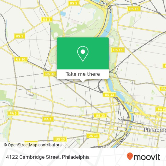 4122 Cambridge Street map