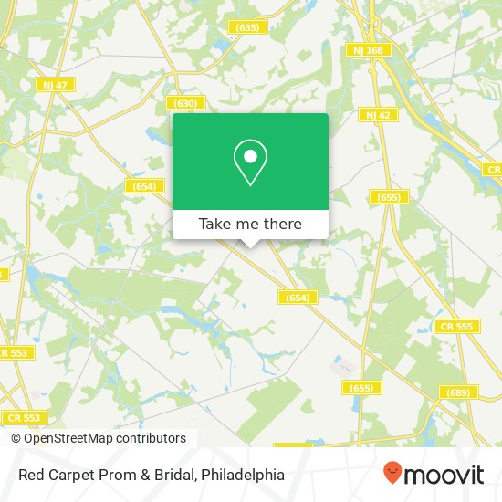 Red Carpet Prom & Bridal map