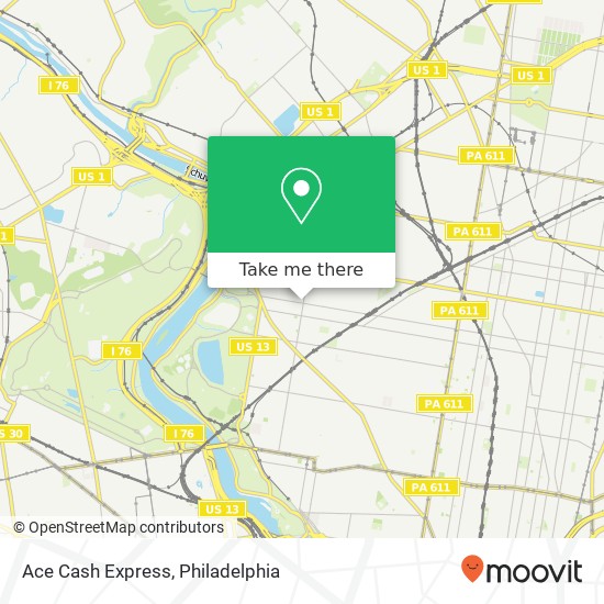 Ace Cash Express map