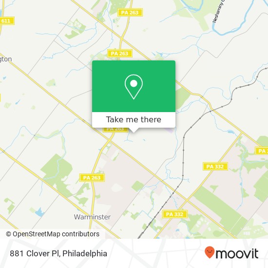 881 Clover Pl map