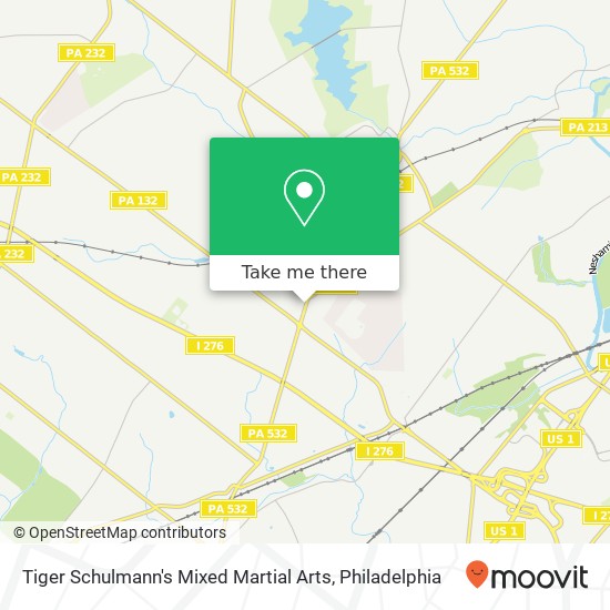 Mapa de Tiger Schulmann's Mixed Martial Arts
