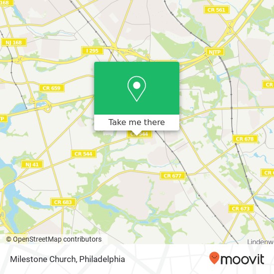 Milestone Church map