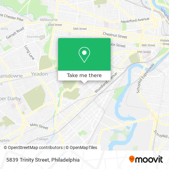 5839 Trinity Street map