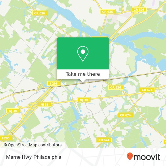 Marne Hwy map