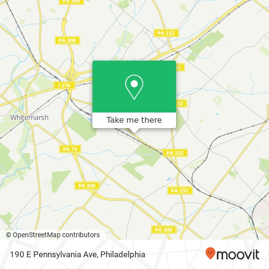 Mapa de 190 E Pennsylvania Ave