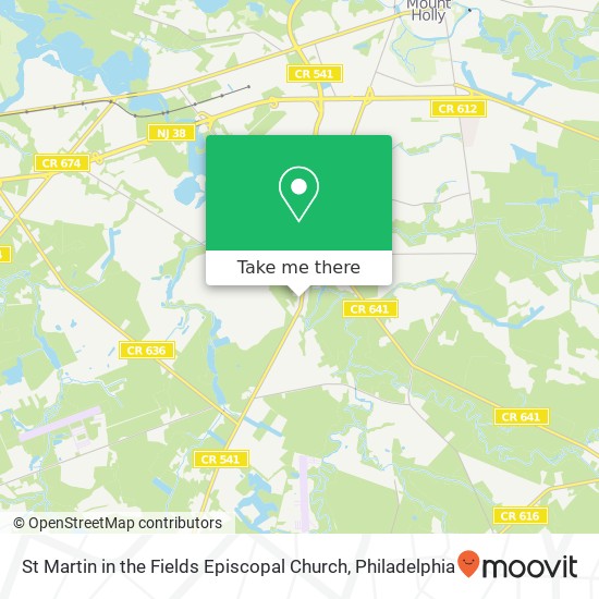 Mapa de St Martin in the Fields Episcopal Church