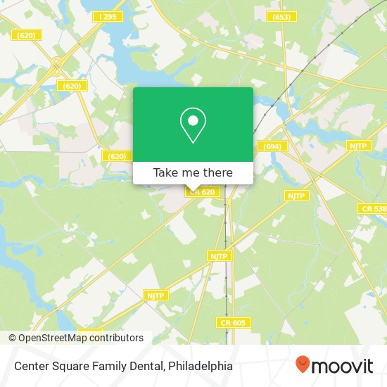 Center Square Family Dental map