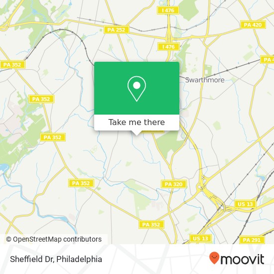 Mapa de Sheffield Dr