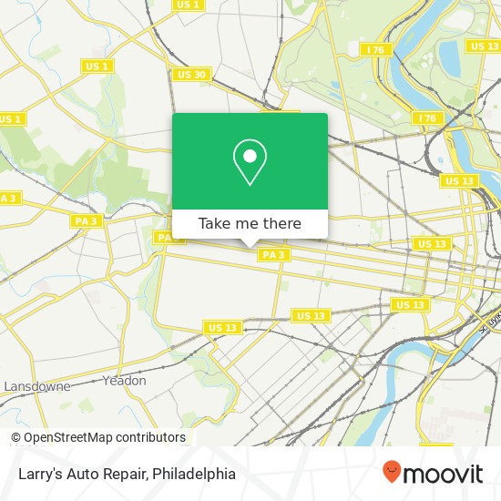 Mapa de Larry's Auto Repair