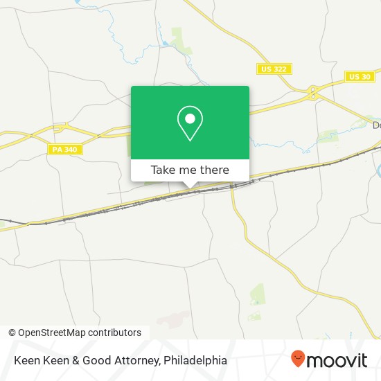 Keen Keen & Good Attorney map