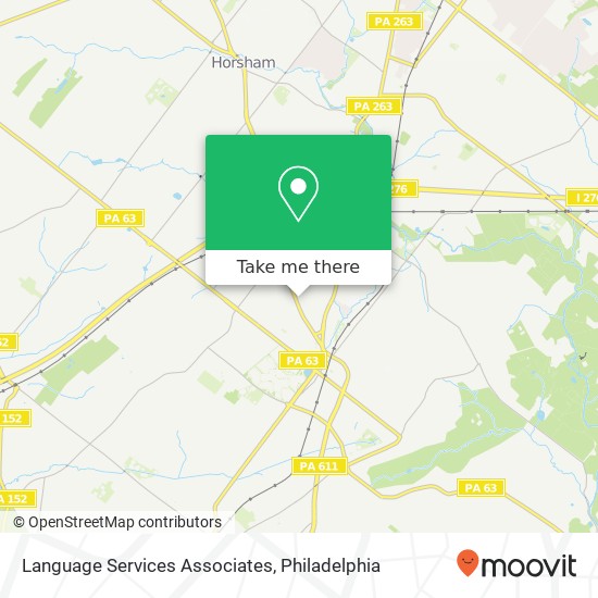 Language Services Associates map