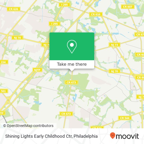 Mapa de Shining Lights Early Childhood Ctr