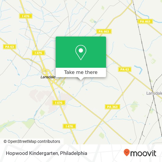 Hopwood Kindergarten map