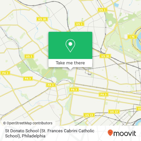 St Donato School (St. Frances Cabrini Catholic School) map