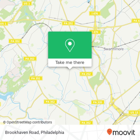 Mapa de Brookhaven Road