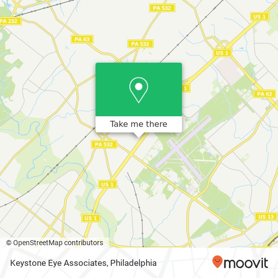 Mapa de Keystone Eye Associates