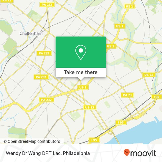 Mapa de Wendy Dr Wang DPT Lac