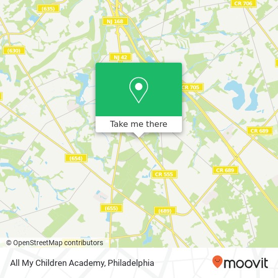 All My Children Academy map