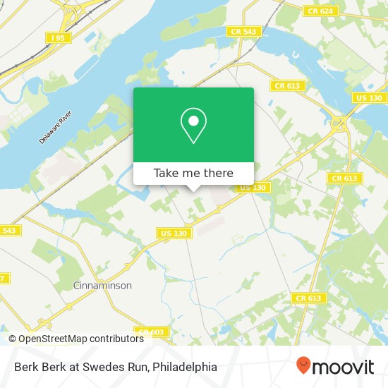 Mapa de Berk Berk at Swedes Run