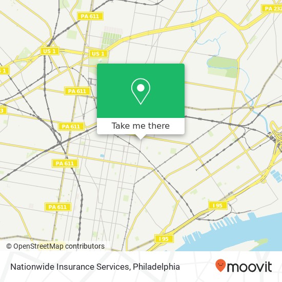 Nationwide Insurance Services map