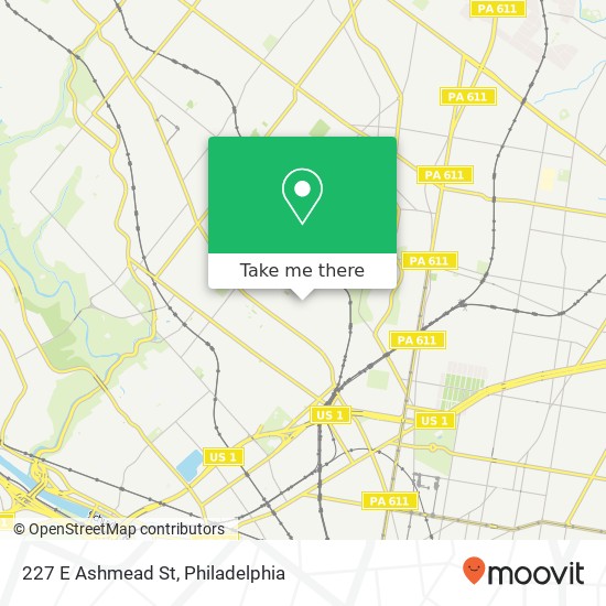 Mapa de 227 E Ashmead St