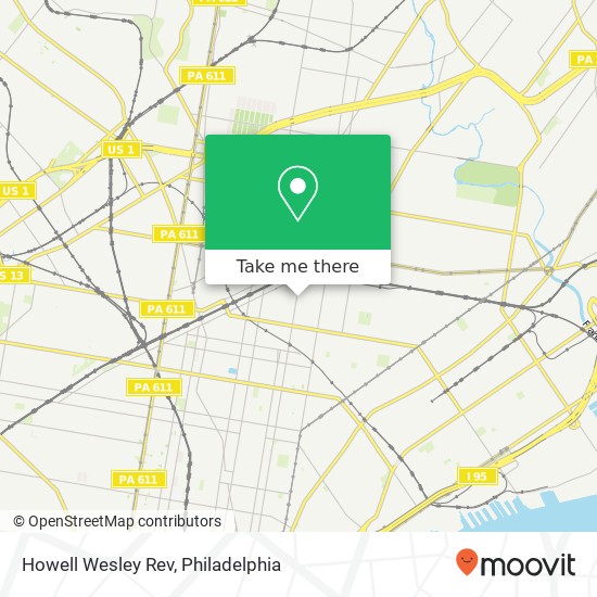 Howell Wesley Rev map