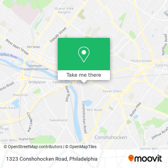 1323 Conshohocken Road map
