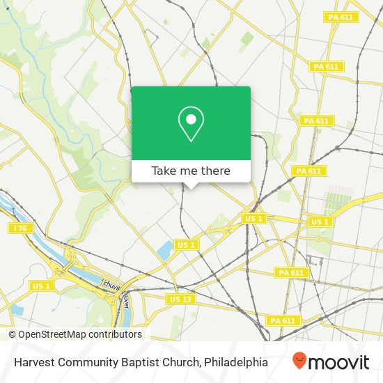 Mapa de Harvest Community Baptist Church