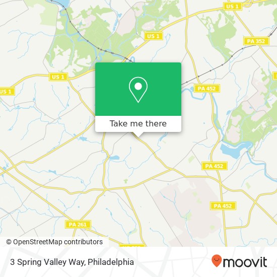 3 Spring Valley Way map
