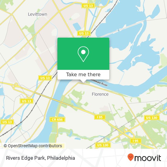 Rivers Edge Park map