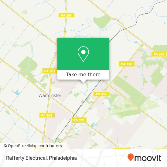 Rafferty Electrical map