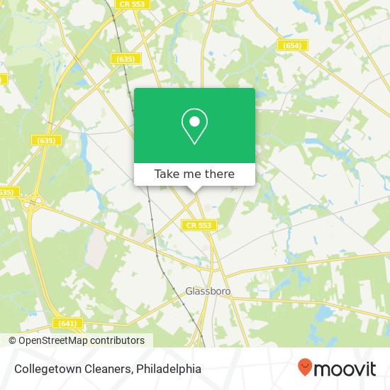 Collegetown Cleaners map