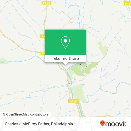 Charles J McElroy Father map