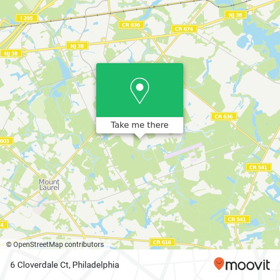 Mapa de 6 Cloverdale Ct