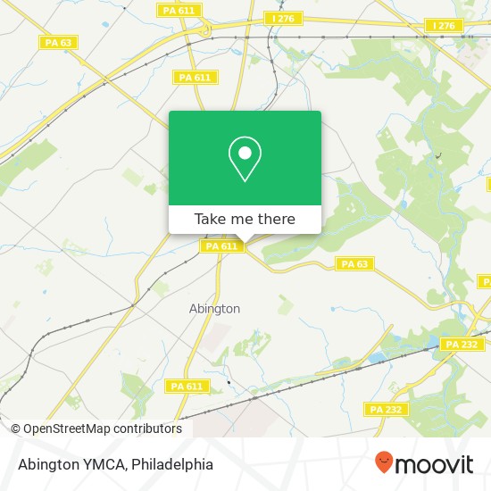 Mapa de Abington YMCA