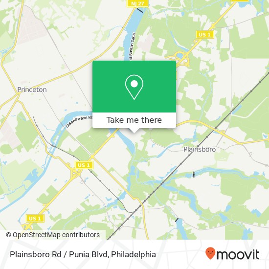 Plainsboro Rd / Punia Blvd map