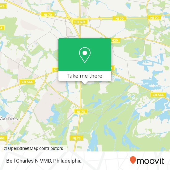 Bell Charles N VMD map