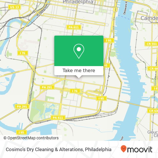 Cosimo's Dry Cleaning & Alterations map