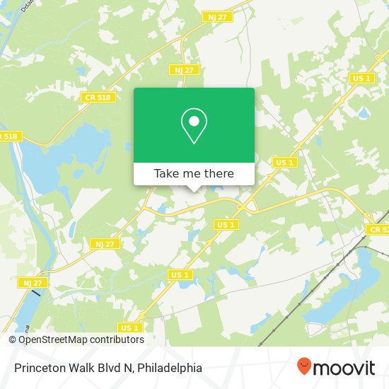 Mapa de Princeton Walk Blvd N