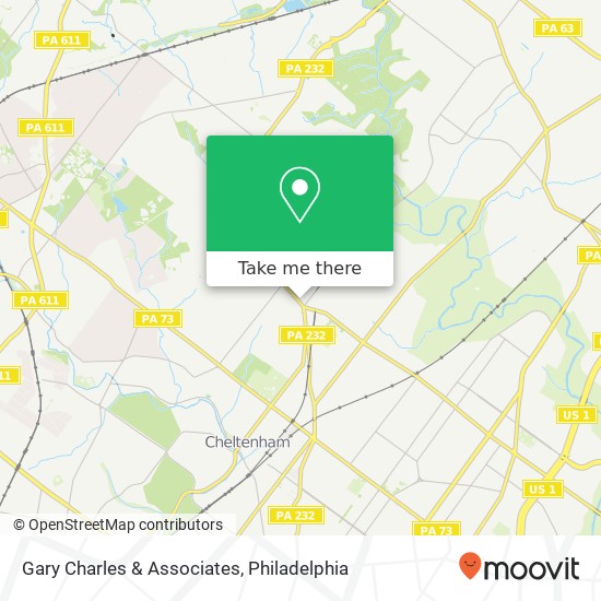 Gary Charles & Associates map