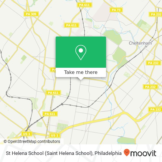 St Helena School (Saint Helena School) map